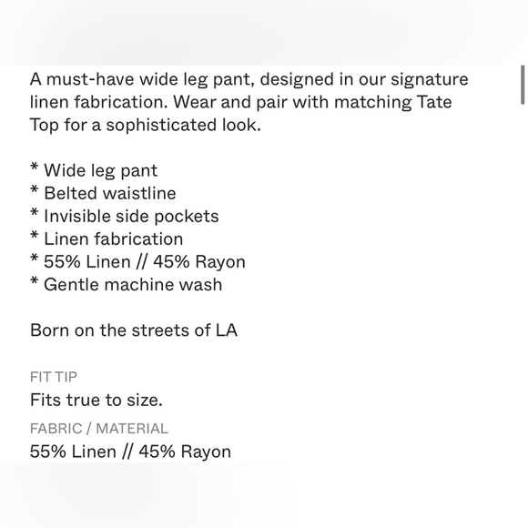 Young Fabulous & Broke Hope Wide-Leg Pants, Indigo Pigment - Picture 4 of 11